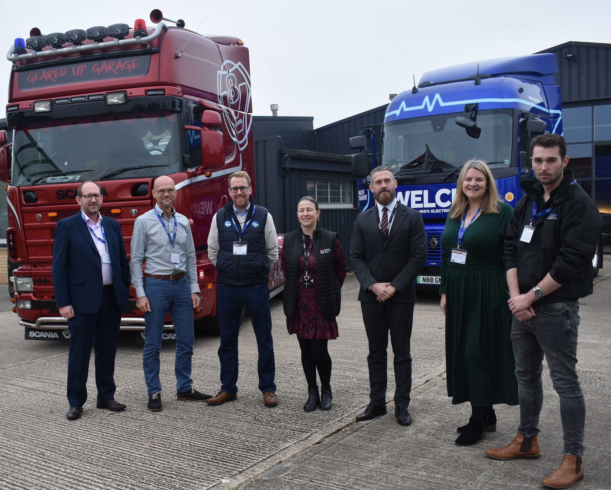 businesses united to promote careers in logistics at an event organised by the Road Haulage Association - Eastern Education Group hosted