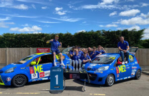 The team from West Suffolk College who took part in the CityCar Cup championship