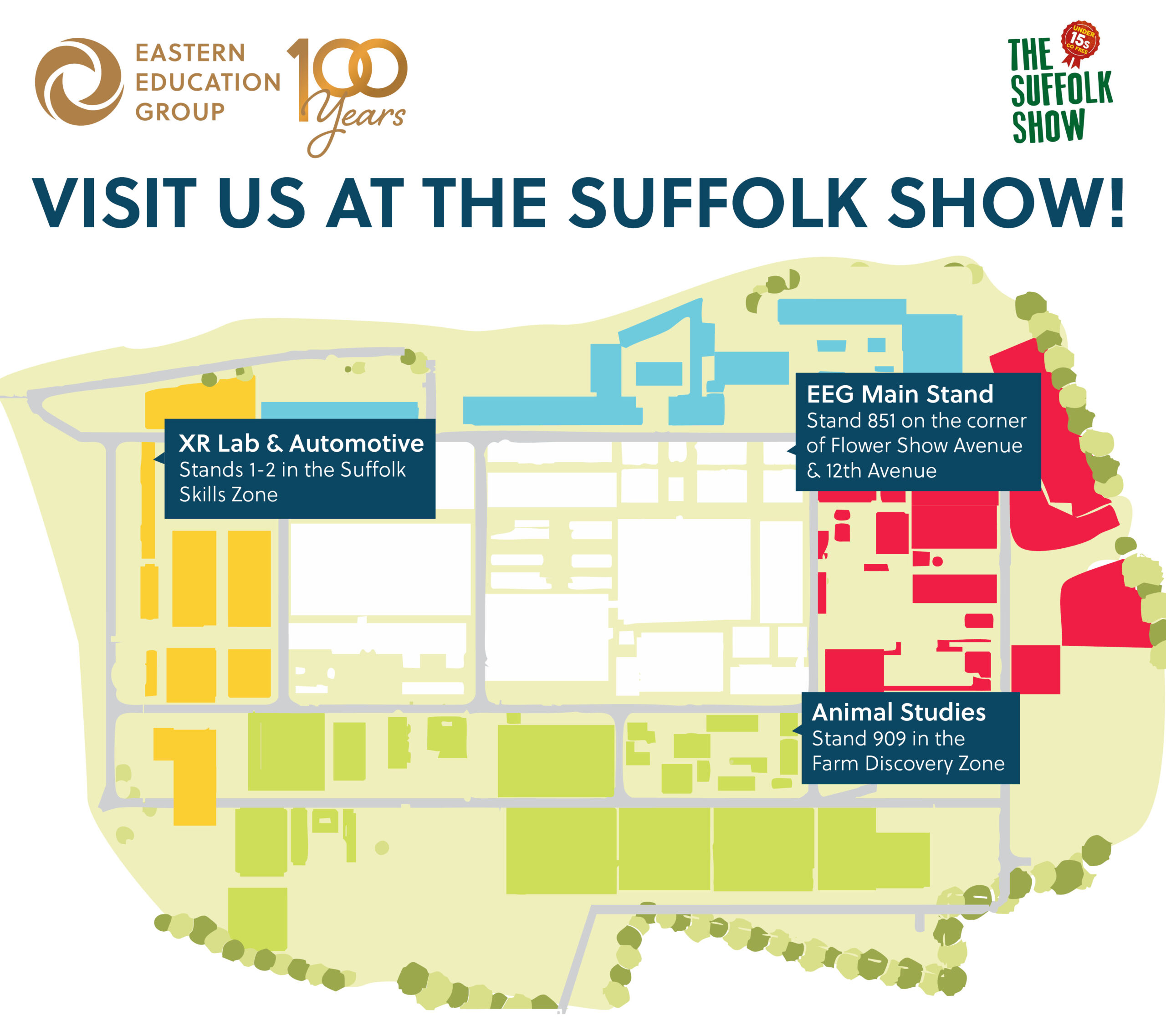 A map of Suffolk Show 2025