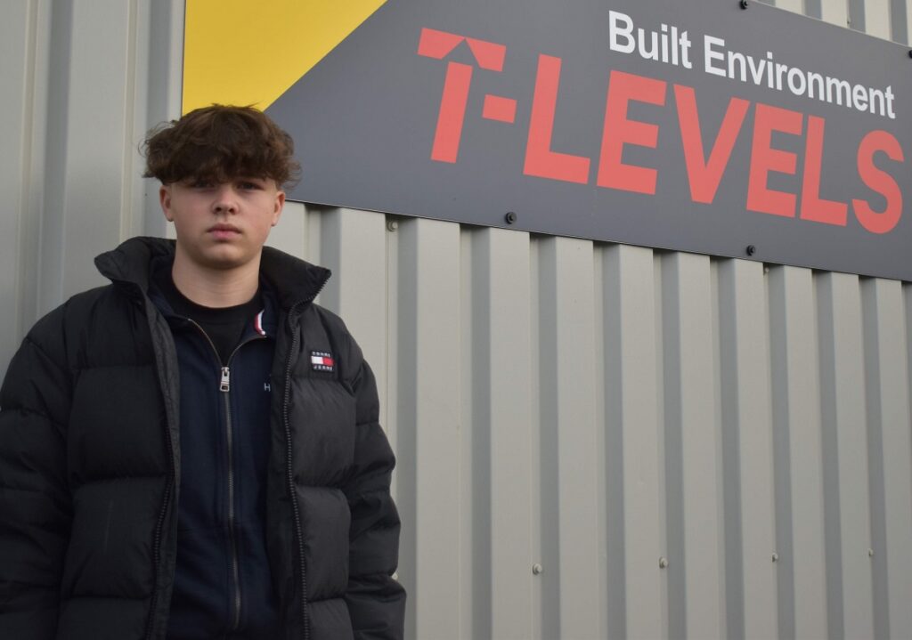 Harley Ramplin from West Suffolk College has been enjoying studying on a T Level qualification - citing the industry placement as the highlight of the course