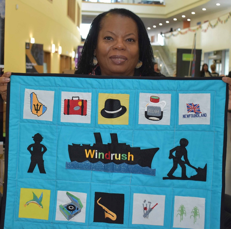 Ivya - a student from the University of East Anglia came along to talk about the Windrush Generation