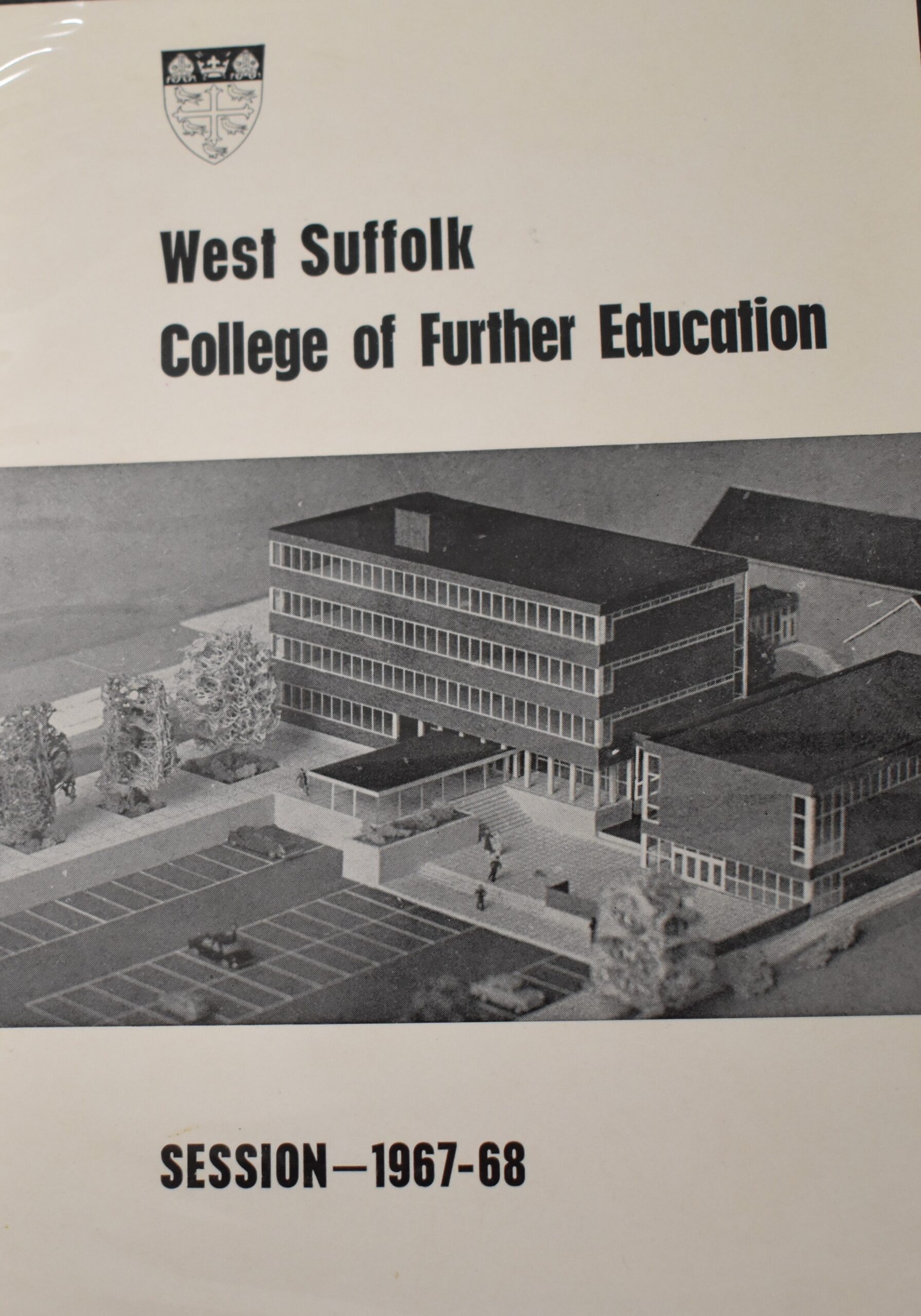 Prospectus from bygone era of West Suffolk College