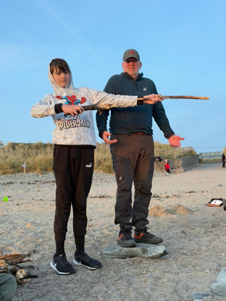 Peile Centre student at beach