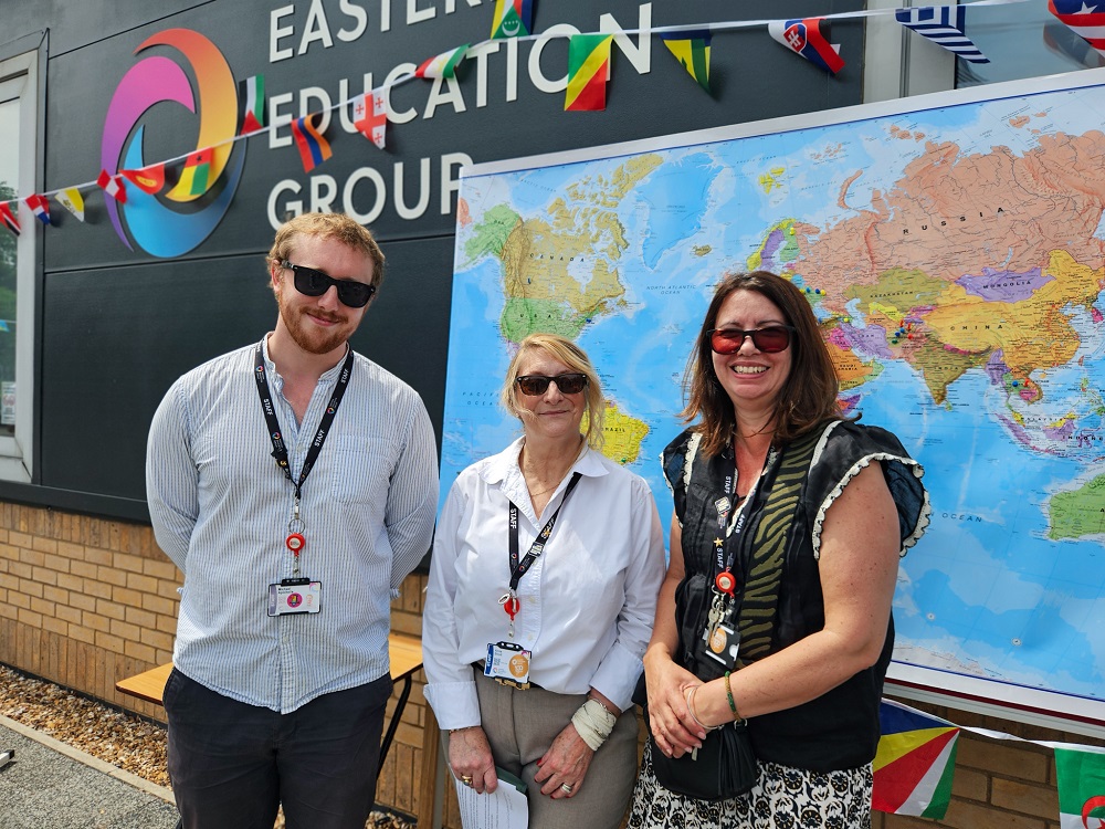 Staff Michael Apichella, Anne Short, and Heidi Proctor all played a part in organising the event