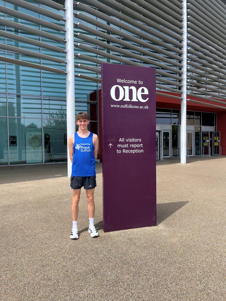 Frankie Rutson from Dovercourt completed a 60km ultramarathon on Friday, June 20