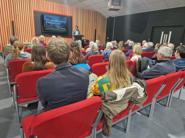 Dr Francis Young speaking at a lecture