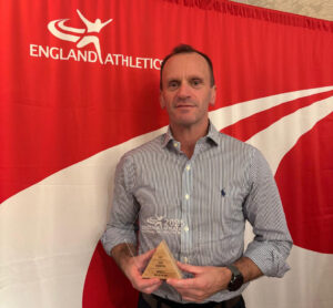 Dave Robinson wins England Athletics Eastern Region coach of the year for 2025