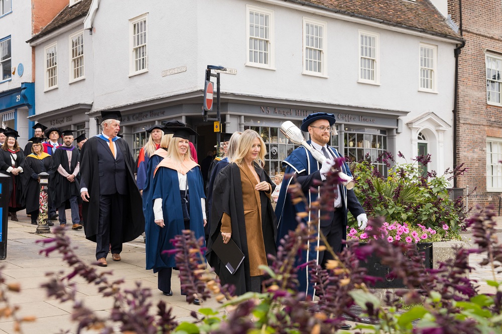 Graduation 2025 at St Edmundsbury Cathedral in Bury St Edmunds - University Studies at West Suffolk College