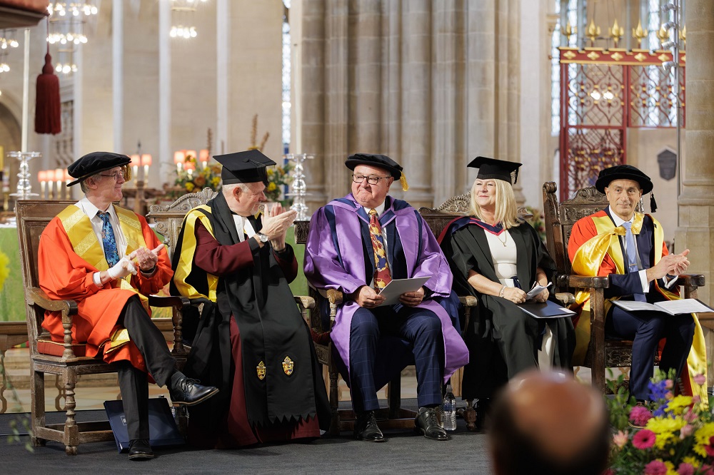 Graduation 2025 at St Edmundsbury Cathedral in Bury St Edmunds - University Studies at West Suffolk College
