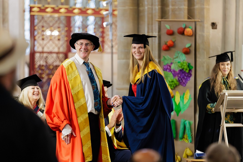 Graduation 2025 at St Edmundsbury Cathedral in Bury St Edmunds - University Studies at West Suffolk College
