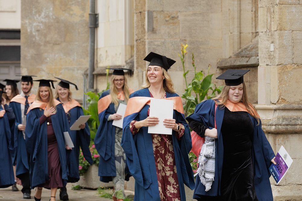 Graduation 2025 at St Edmundsbury Cathedral in Bury St Edmunds - University Studies at West Suffolk College