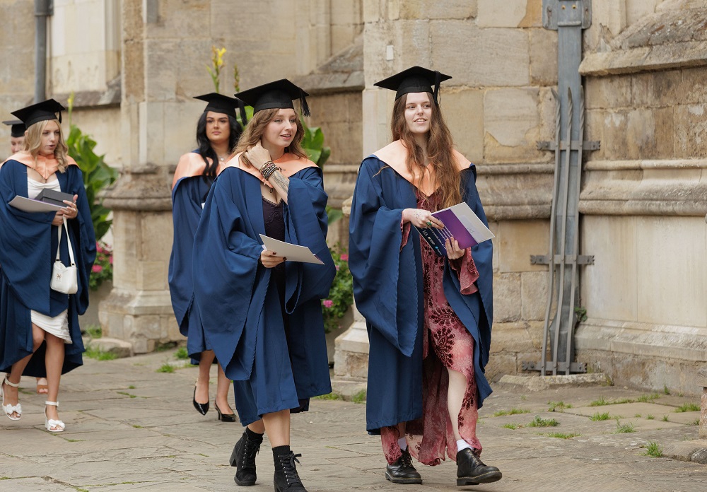 Graduation 2025 at St Edmundsbury Cathedral in Bury St Edmunds - University Studies at West Suffolk College