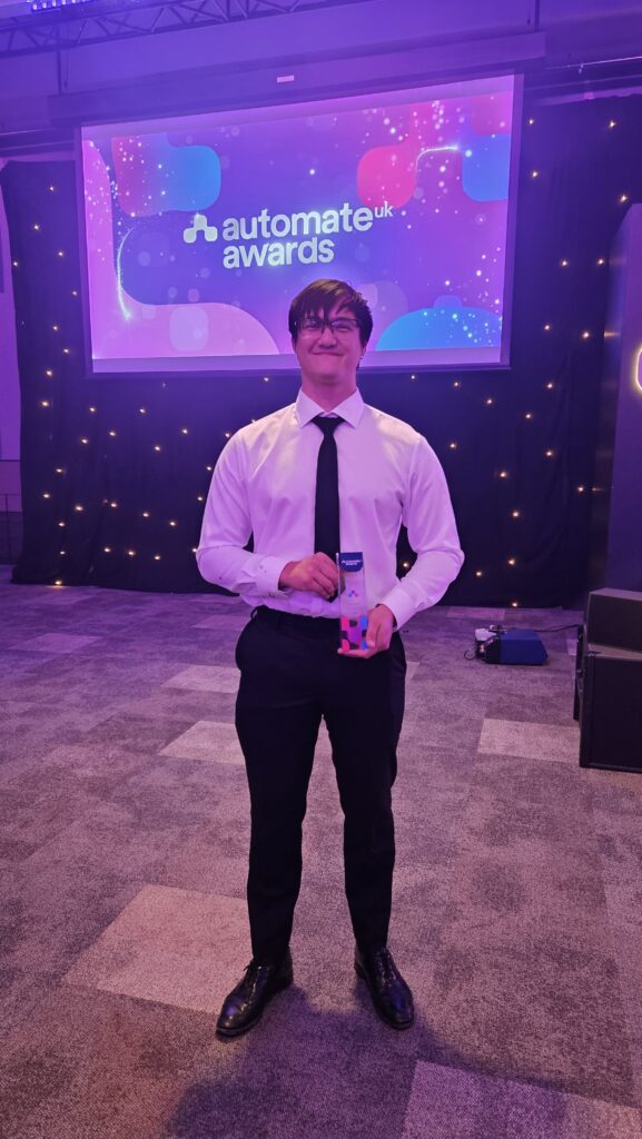 Christian Pullen won a national apprenticeship award and has been supported via the North Cambridgeshire Training Centre in Chatteris
