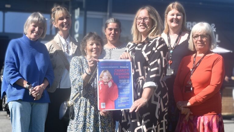 Blossoms and staff from Eastern Education Group ahead of the fashion show that will take place on 9 October at the University Professional Development Centre in Bury