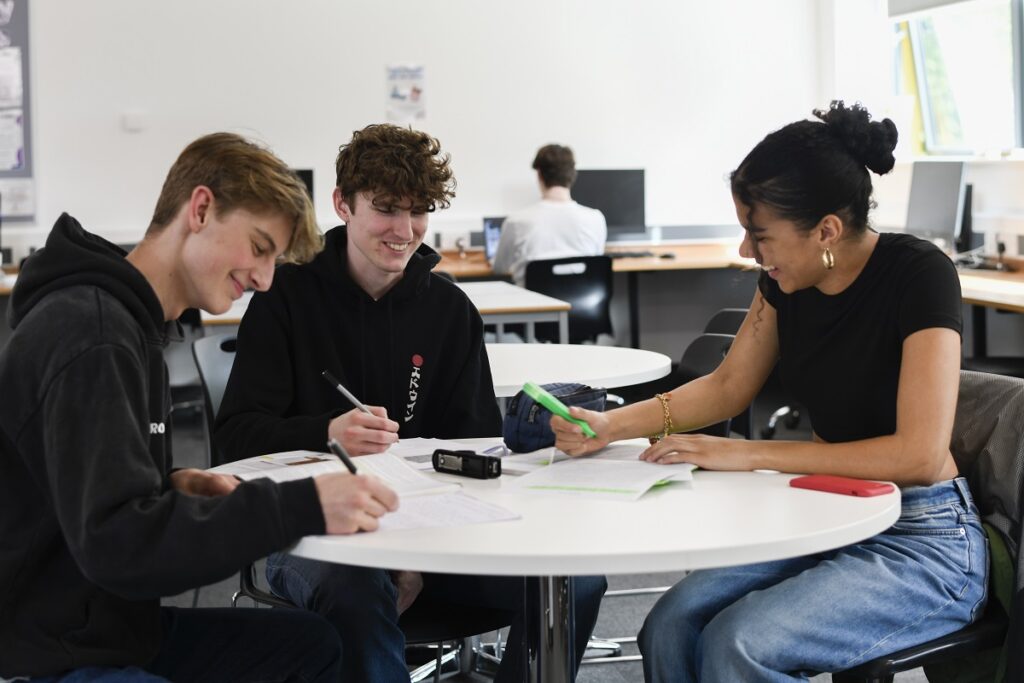 Students enjoying themselves