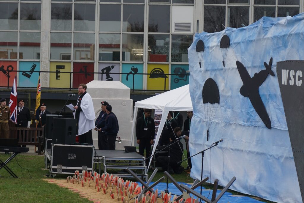 The Remembrance service in 2024