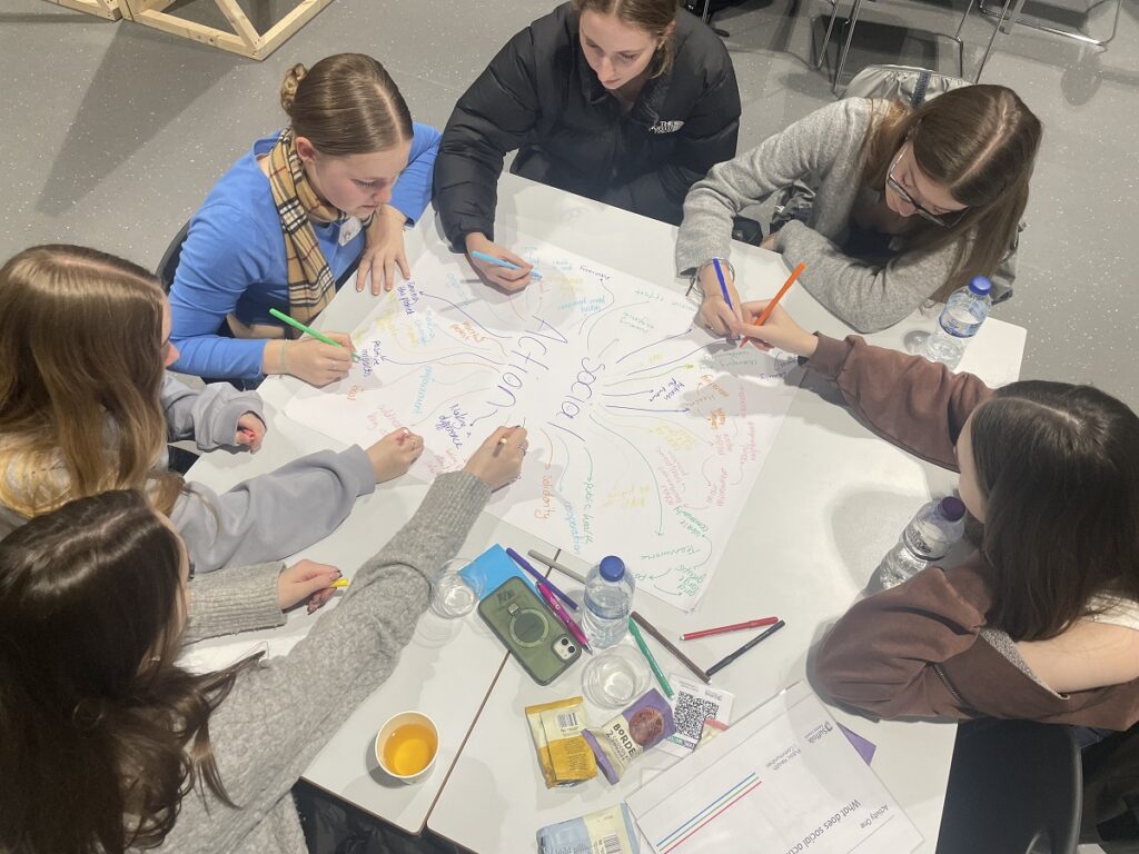 Students at Abbeygate taking part in Public Health Hackathon