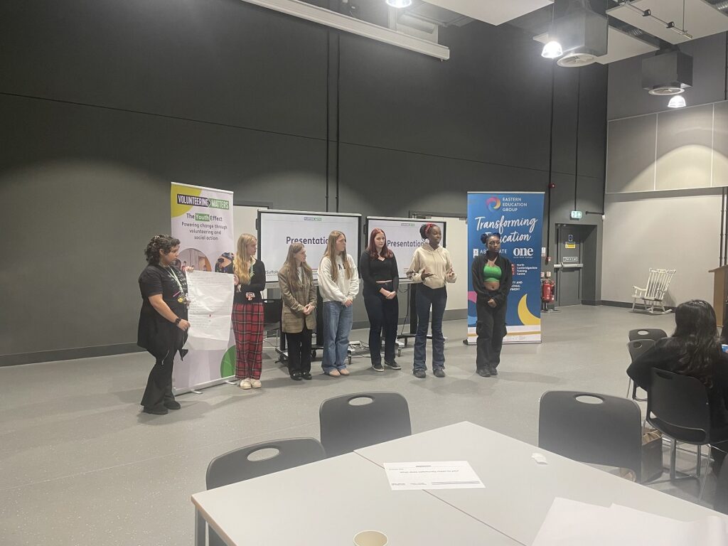 Students at Abbeygate taking part in Public Health Hackathon