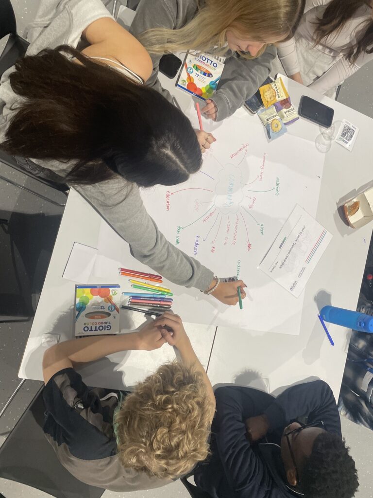 Students at Abbeygate taking part in Public Health Hackathon