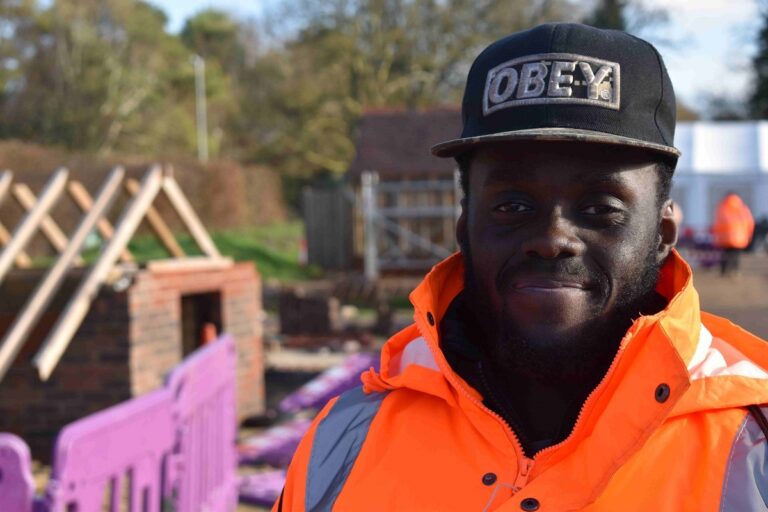 Darius Russell from West Suffolk College hopes to get a job out of this