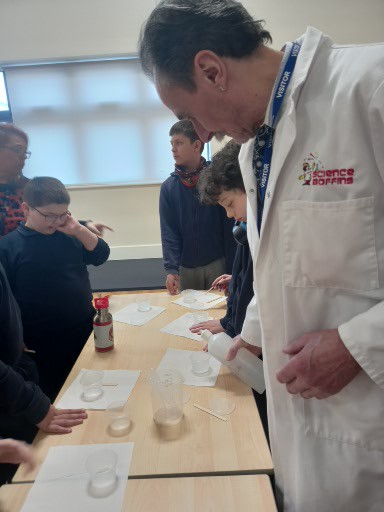 Science boffin workshop at Duke of Lancaster
