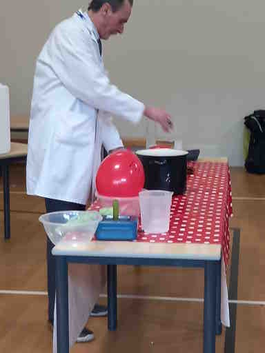 Science boffin workshop at Duke of Lancaster