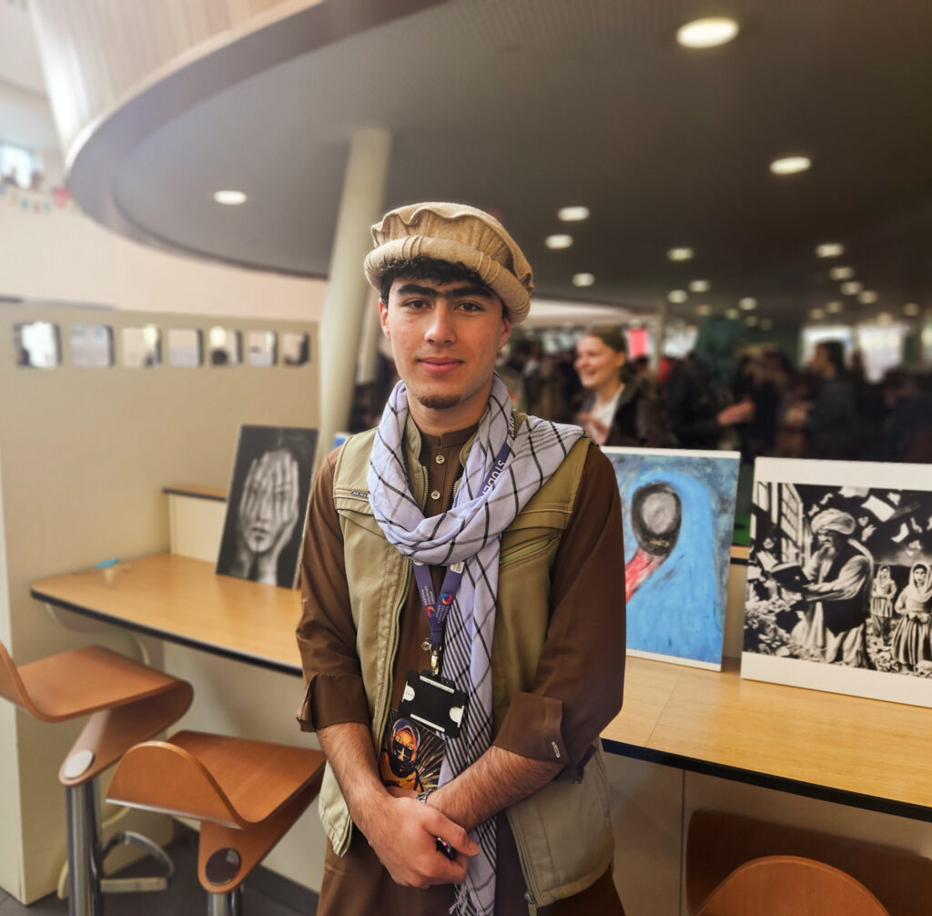 19 year old Omran a refugee from Afghanistan says Culture Day is an opportunity to change perceptions of different countries