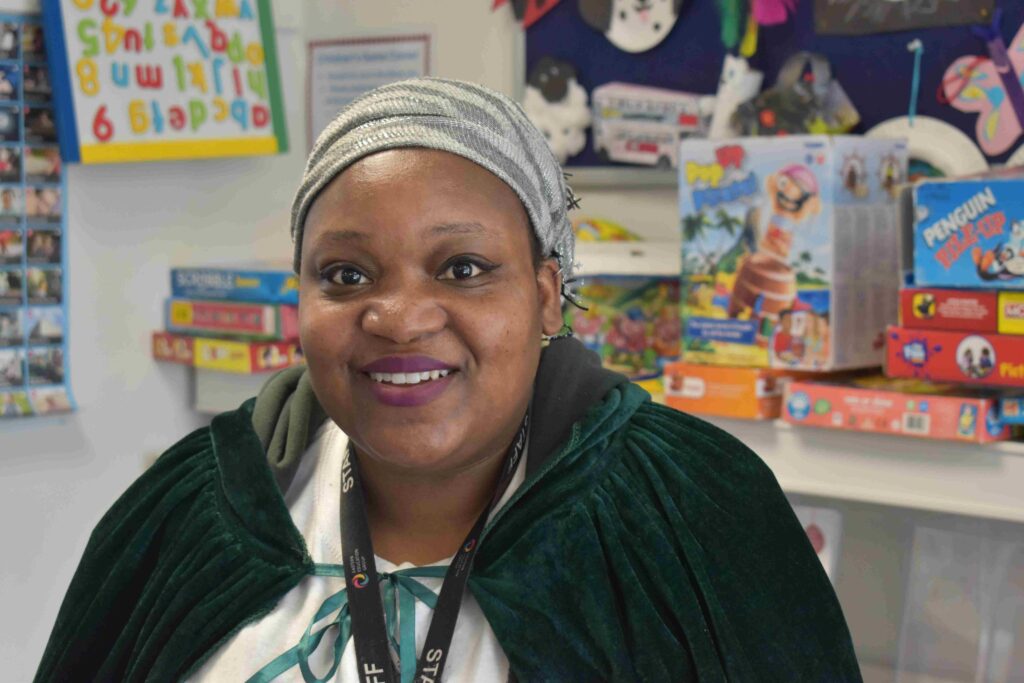 Chilu Stoker from Duke of Lancaster School celebrating World Book Day