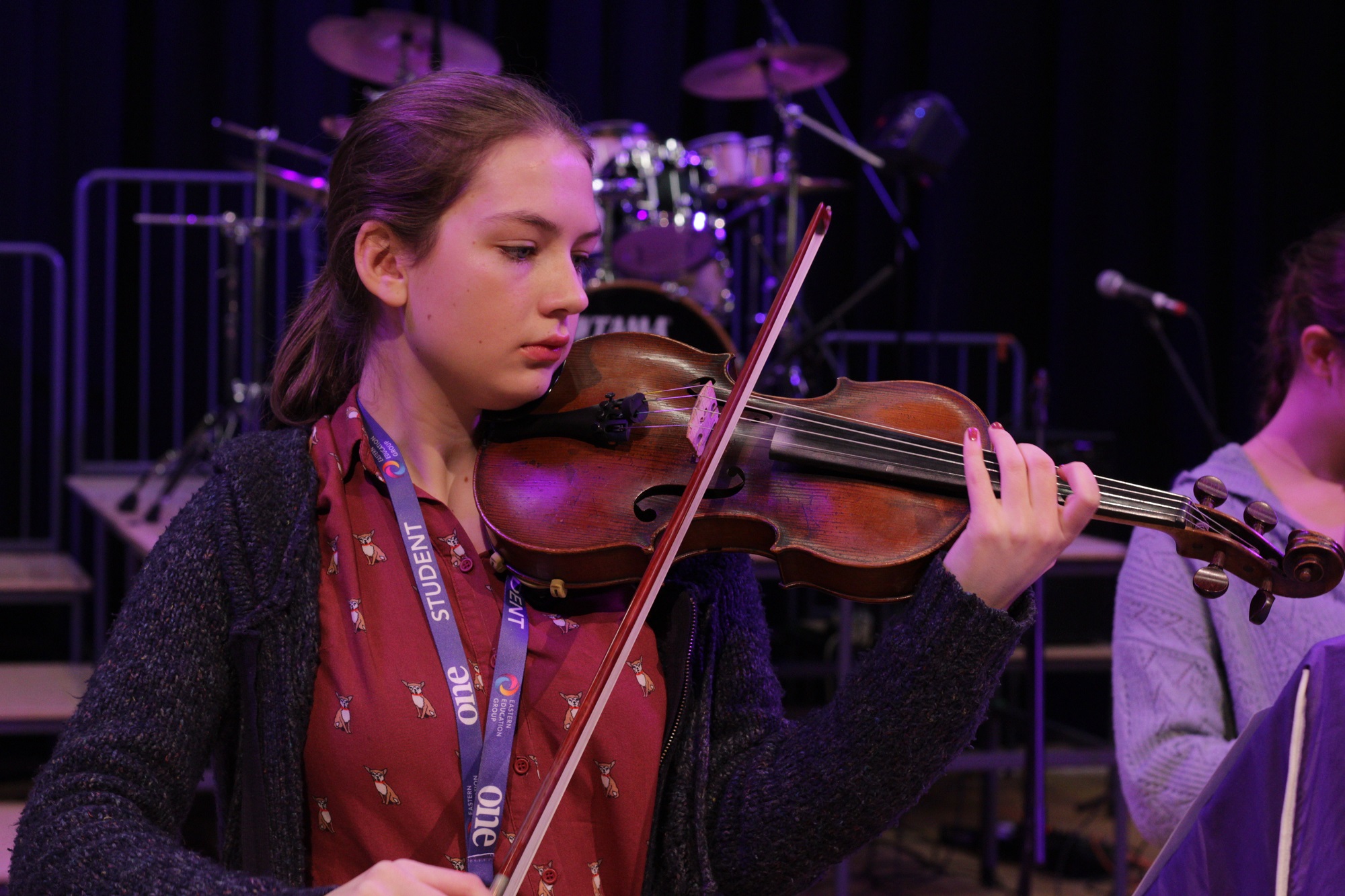 A violinist from One Sixth Form College
