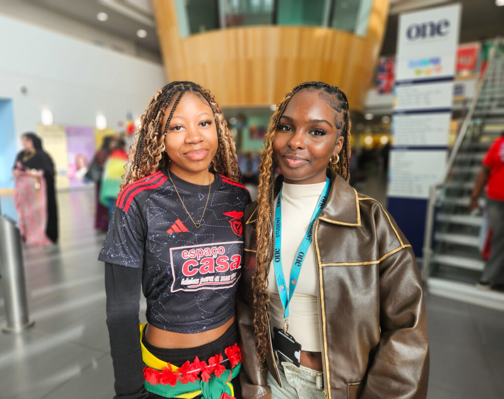 Luna and Margarida students at One Sixth Form College played an active role in planning this years Culture Day