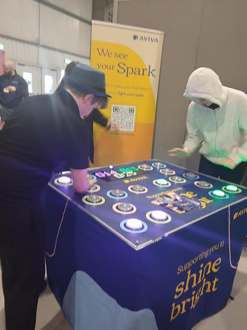 Students from Duke of Lancaster participating in educational activities.