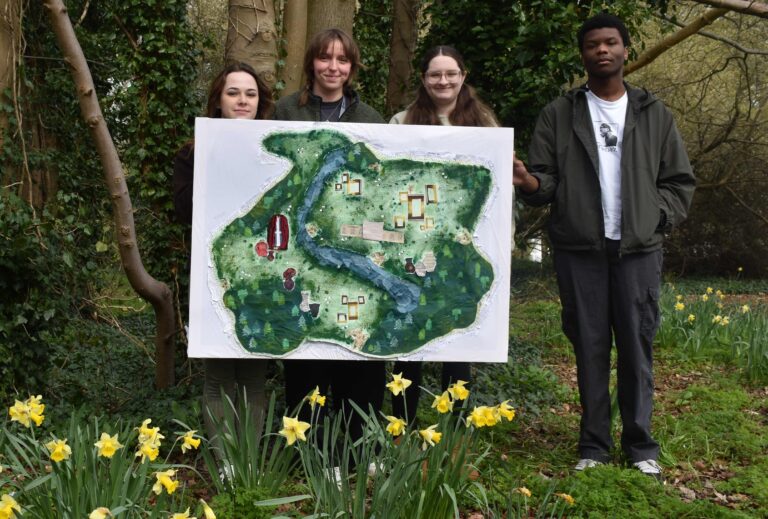 1 Art Practice students prepare to showcase their work at an aexhibition that will take place inside the iconic Ickworth Park