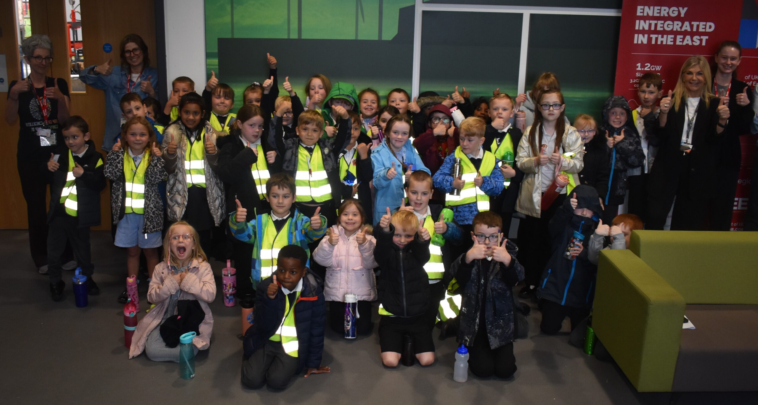 Two colleges collaborate by creating ‘unique’ careers event for kids 1 13 students staff ane employers at the Skills Escalator event in Lowestoft scaled
