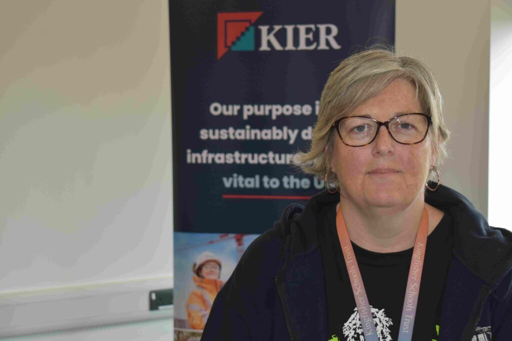 Two colleges collaborate by creating ‘unique’ careers event for kids 2 15 Miss McBride from Roman Hill at the Skills Escalator event in Lowestoft
