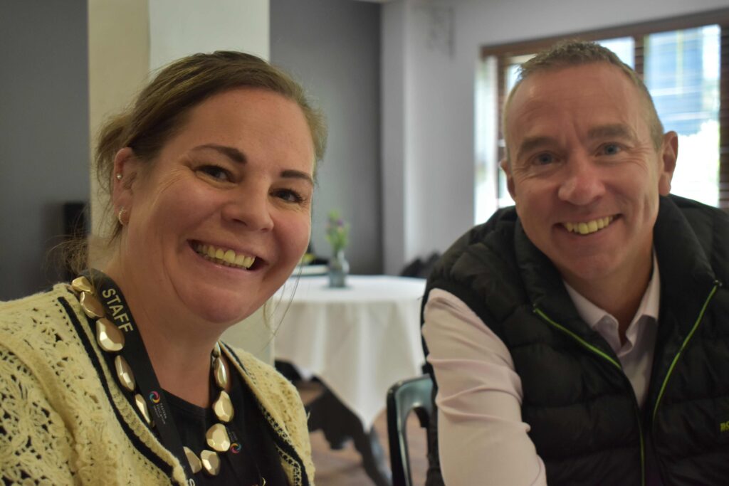 5 Rachel and Michael Nelson met and fell in love whilst working at West Suffolk College they celebrated 20 years of working for EEG at a special dinner