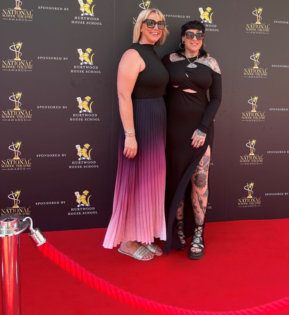 Tutors from One Sixth Form College at the 2026 National School Theatre Awards.