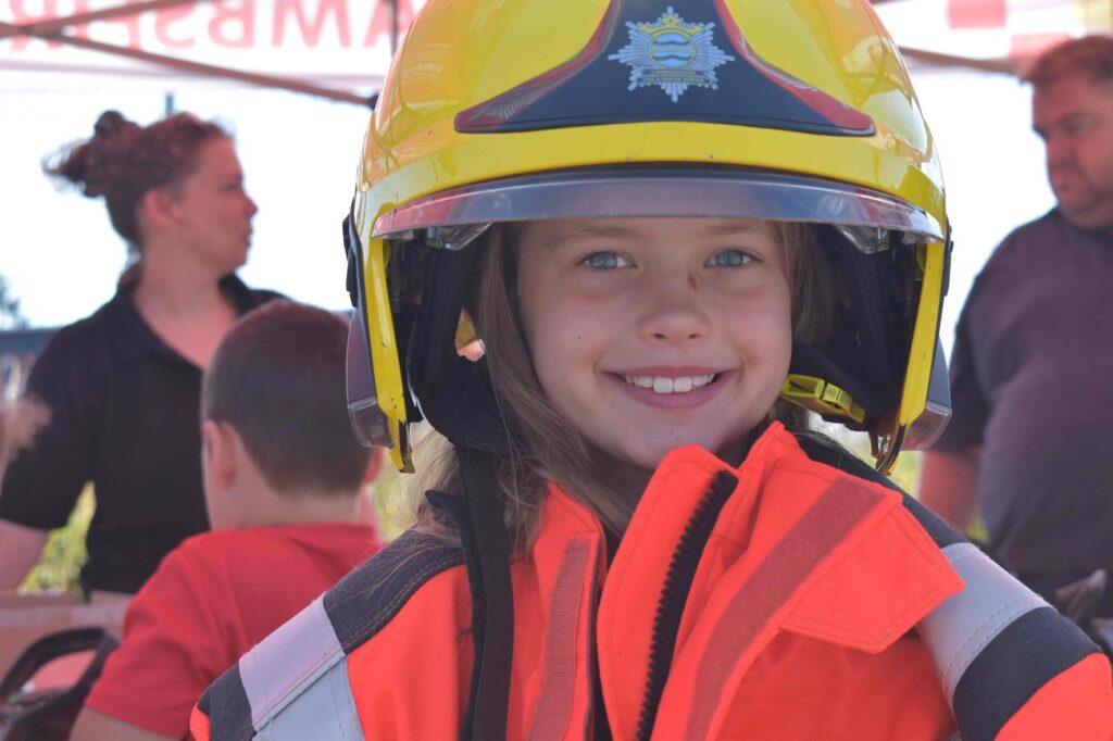 Cambridgeshire training centre gives over 150 primary school children a window into the world of work - Skills Escalator Day 5 Happy days for a youngster from Glebe;ands at the Skills Escalator Day held in Chatteris