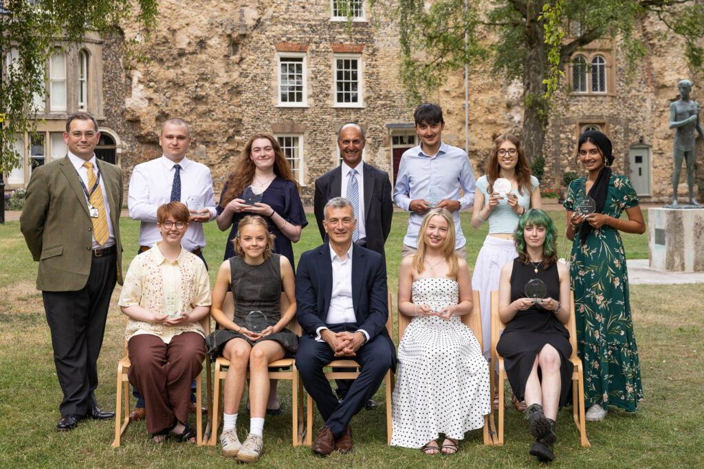 Abbeygate Sixth Form College winners at Celebration of Achievement 2026.