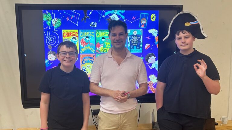 Bestselling author Sam Copeland visits Duke of Lancaster specialist school in Fakenham 1 Sam Copeland with Duke of Lancaster students