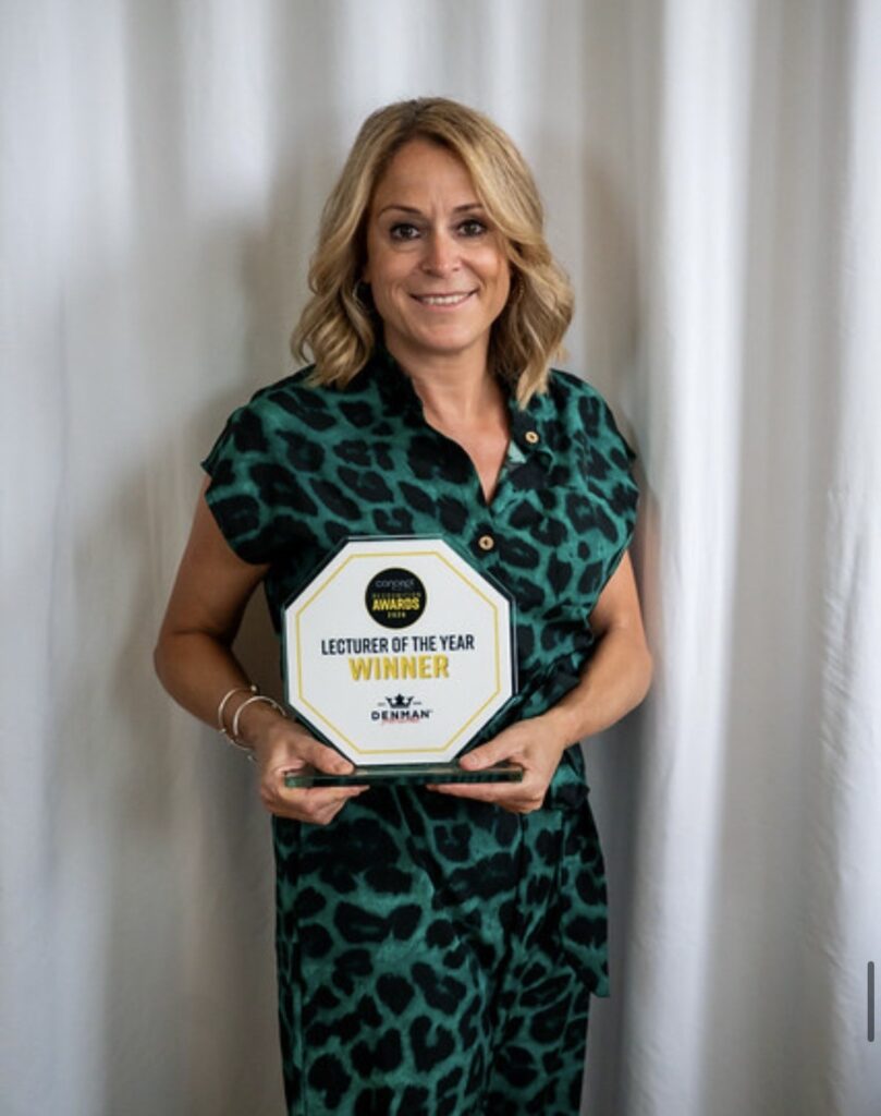 Karen Baldwin from Newmarket won a top hairdressing award.