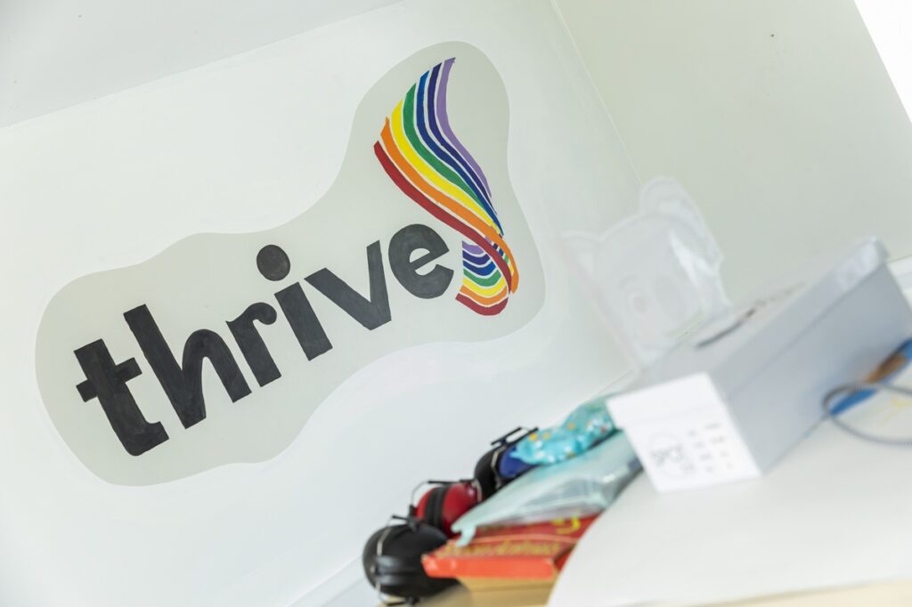 Students helped to revamp the primary aged classrooms at Innov8