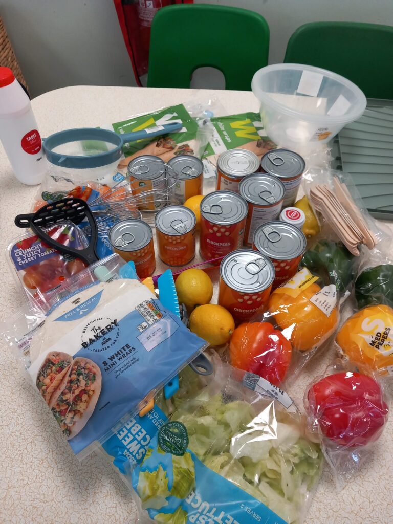 The students ate a rainbow during their time in the programme