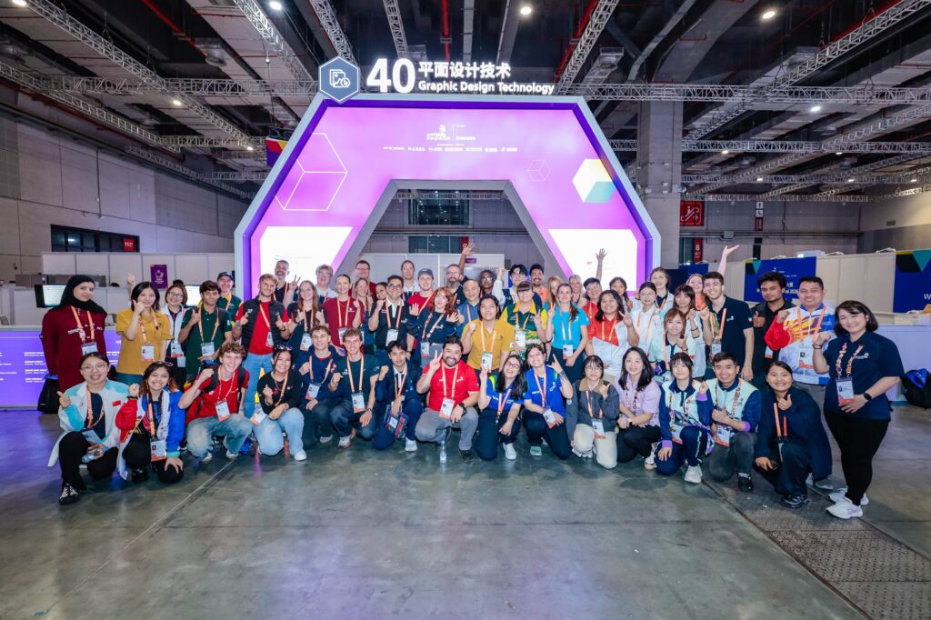 West Suffolk College teacher represented UK at WorldSkills 2026 in China as Graphic Design Expert 6 All of the Graphics Design Experts at the 2026 WorldSkills