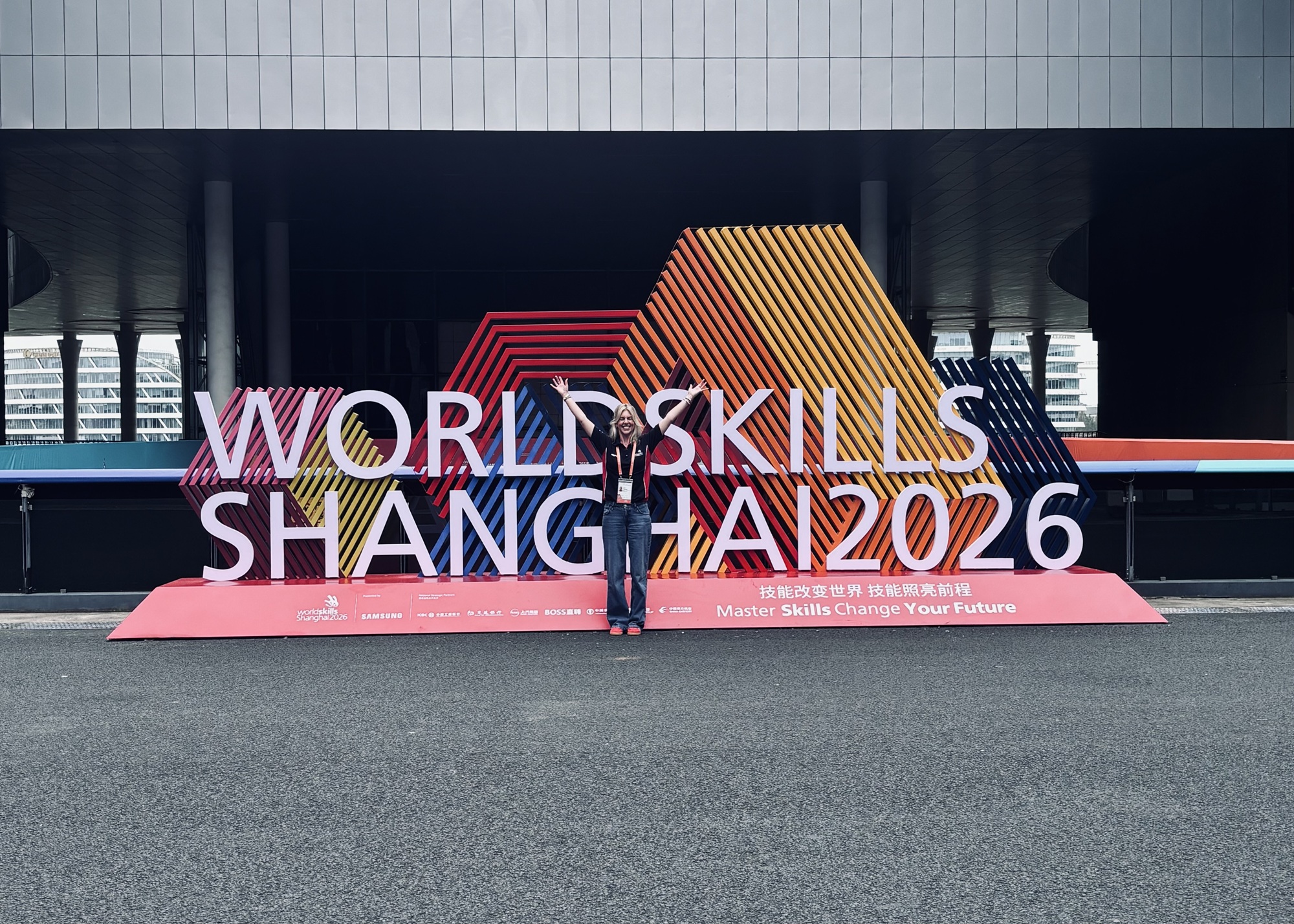 West Suffolk College teacher represented UK at WorldSkills 2026 in China as Graphic Design Expert 1 Jodi at WorldSkills Shanghai 2026