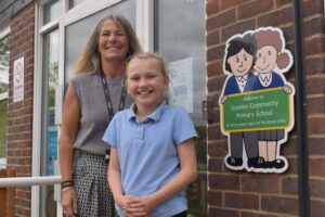 Liz Bonnelykke and Lexi-Jane Howe - Lexi raised money for her whole school to got to a steam rally